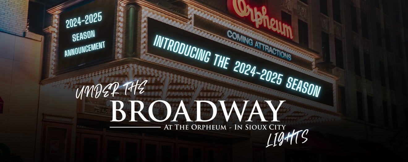 Broadway Season Announcement