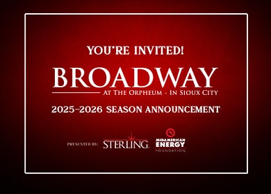 More Info for Broadway Season Announcement