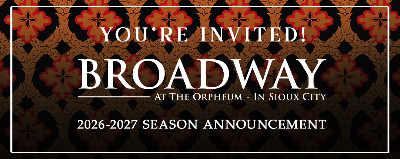2026-2027 Broadway Season Announcement