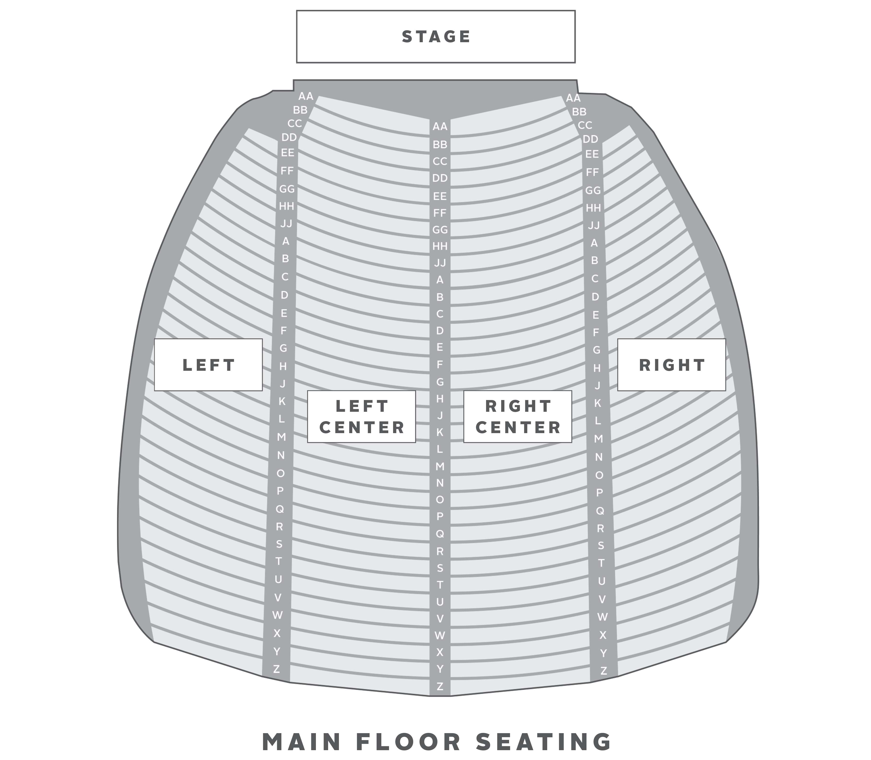 Seating Charts Orpheum Live