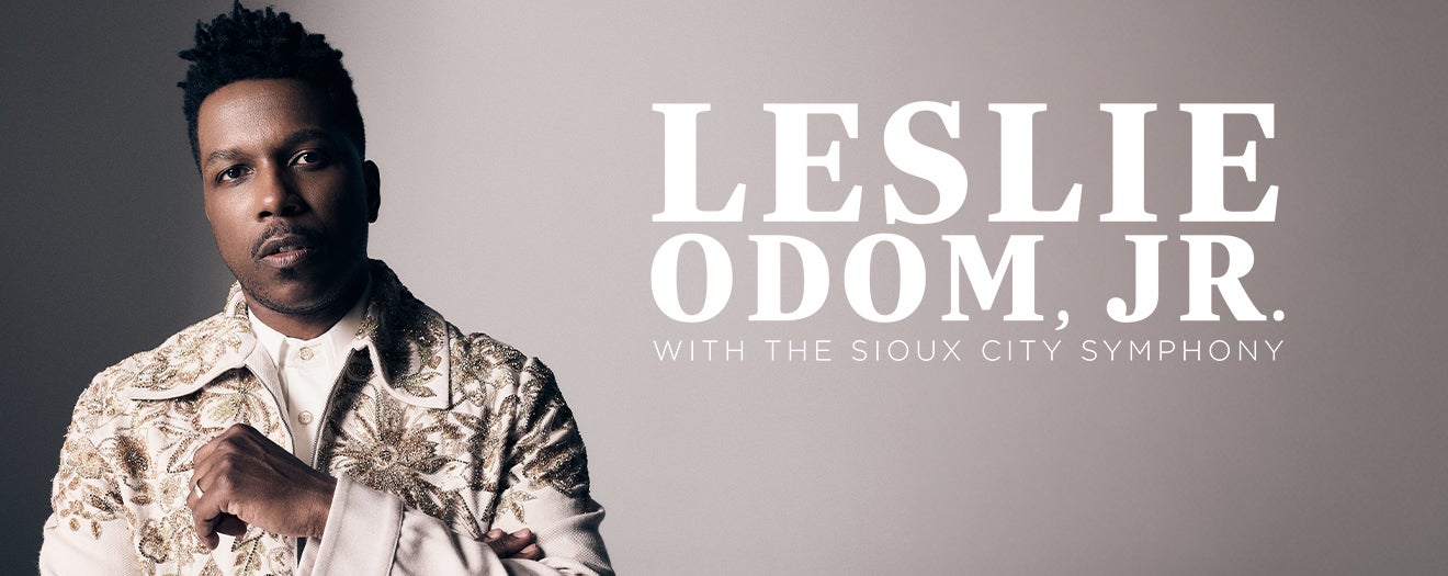 Leslie Odom, Jr. with the Sioux City Symphony Orchestra